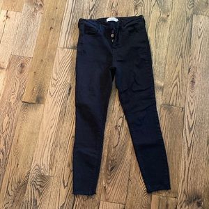 CJLA black button fly skinny